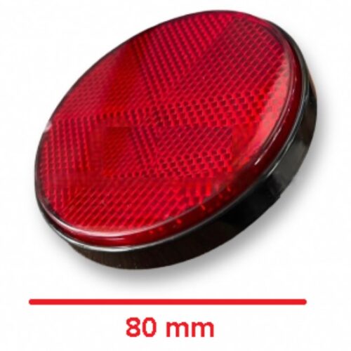 ROUND RED REFLECTOR FOR MF 80mm-4271028M1